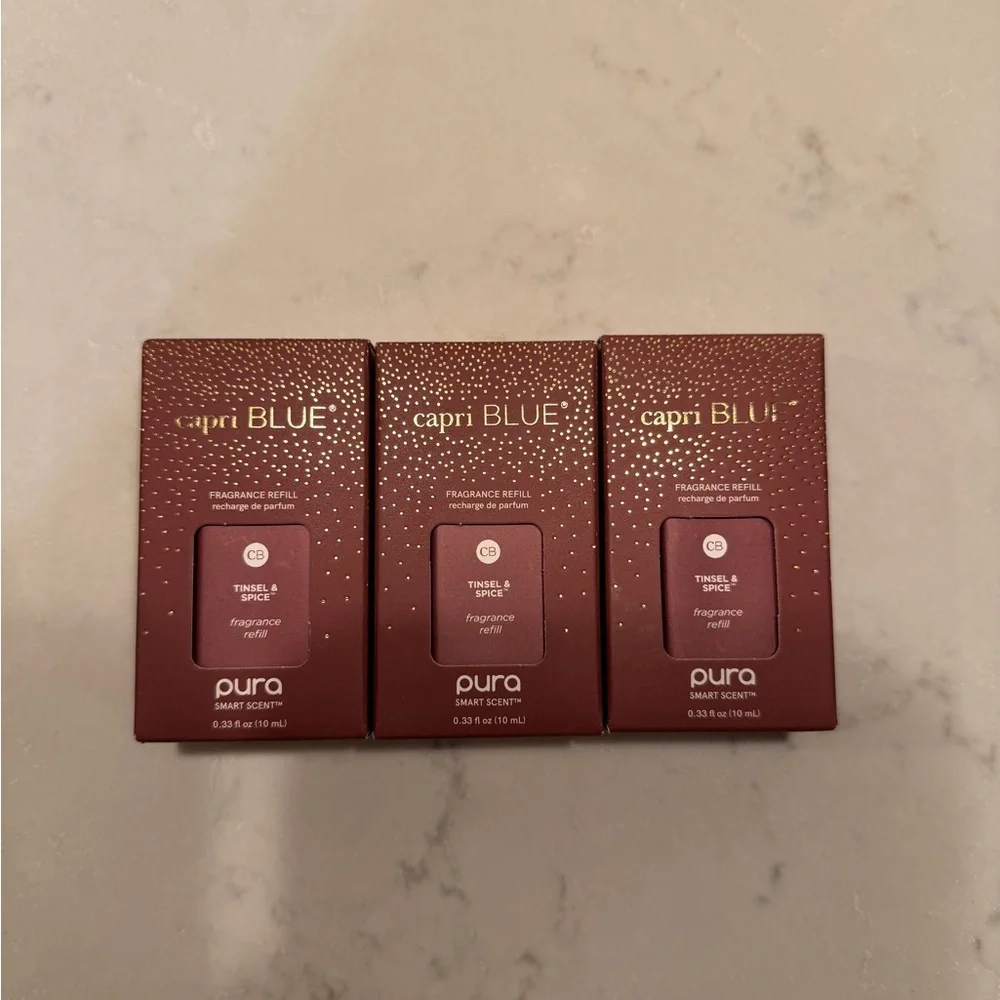 Capri Blue Tinsel & Spice PURA Fragrance Refill NIB Holiday Scent - Picture 2 of 4